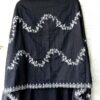 Women Black coloured embroidered dress material with dupatta