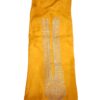 Women Yellow & Blue coloured embellished dress material with dupatta