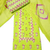 Women Green & Magenta dress material with dupatta