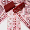 Women Maroon & Pink embellished Pakistani dress material with cotton dupatta